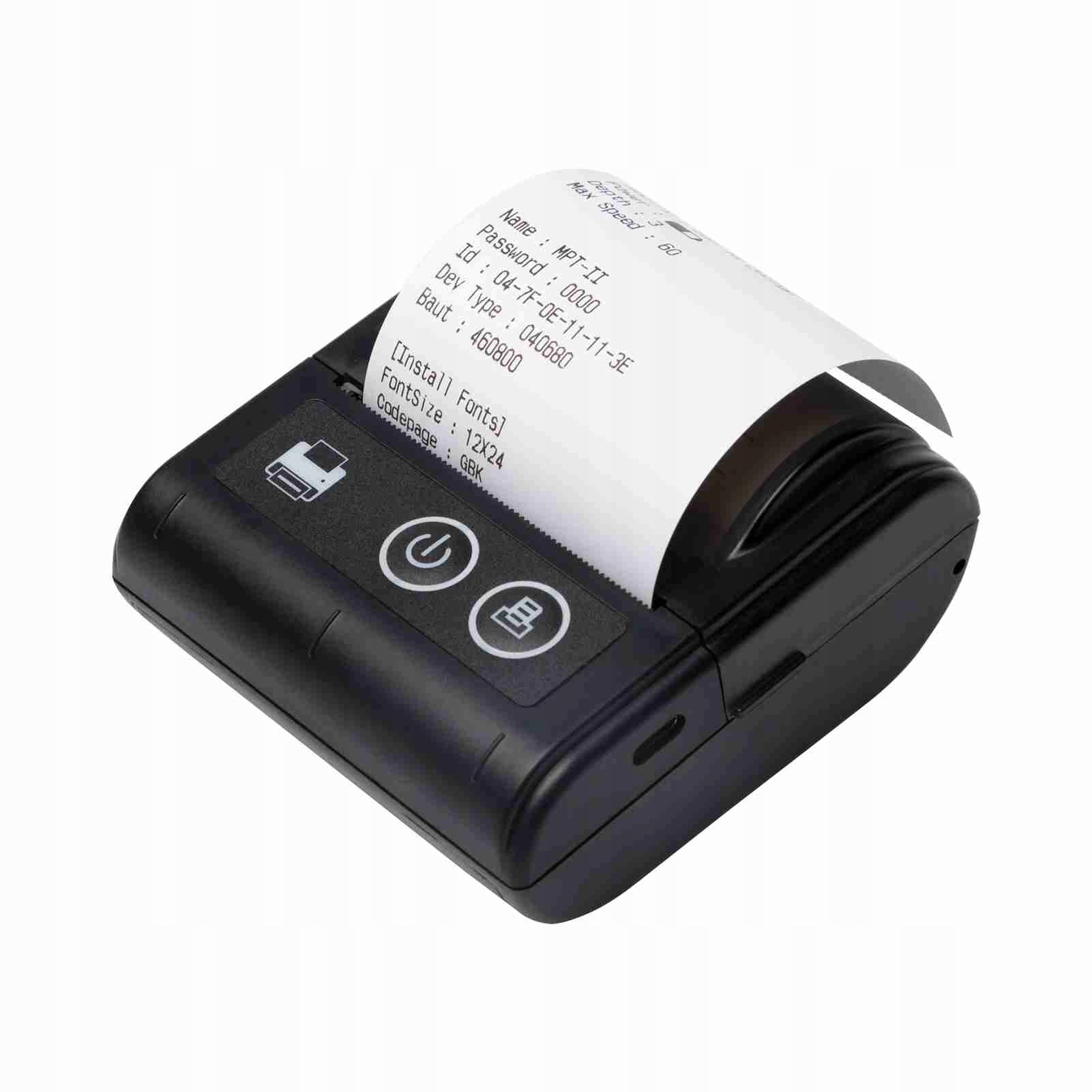 Portable Mini Thermal Receipt Printer USB BT Connection 2 Inch Bezpr Brand no brand