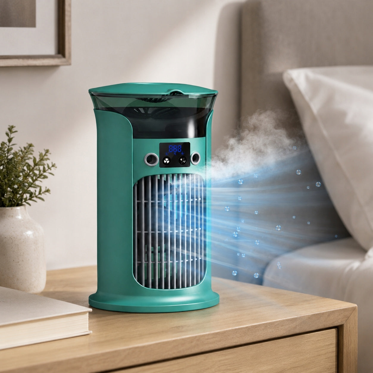 Portable Mist Cooling Fan USB Air Cooler Humidifier Brand no brand