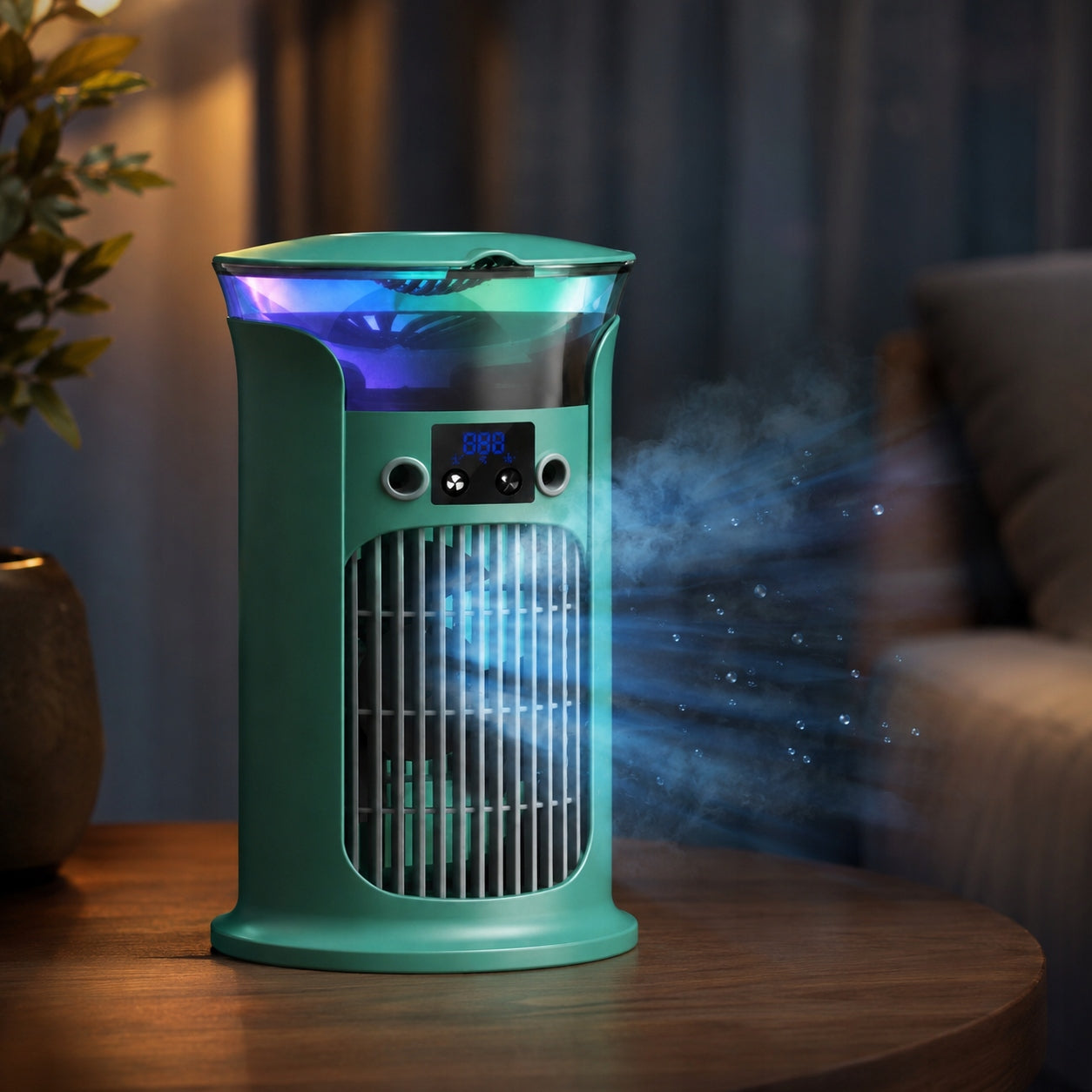 Portable Mist Cooling Fan USB Air Cooler Humidifier Model FSL-880