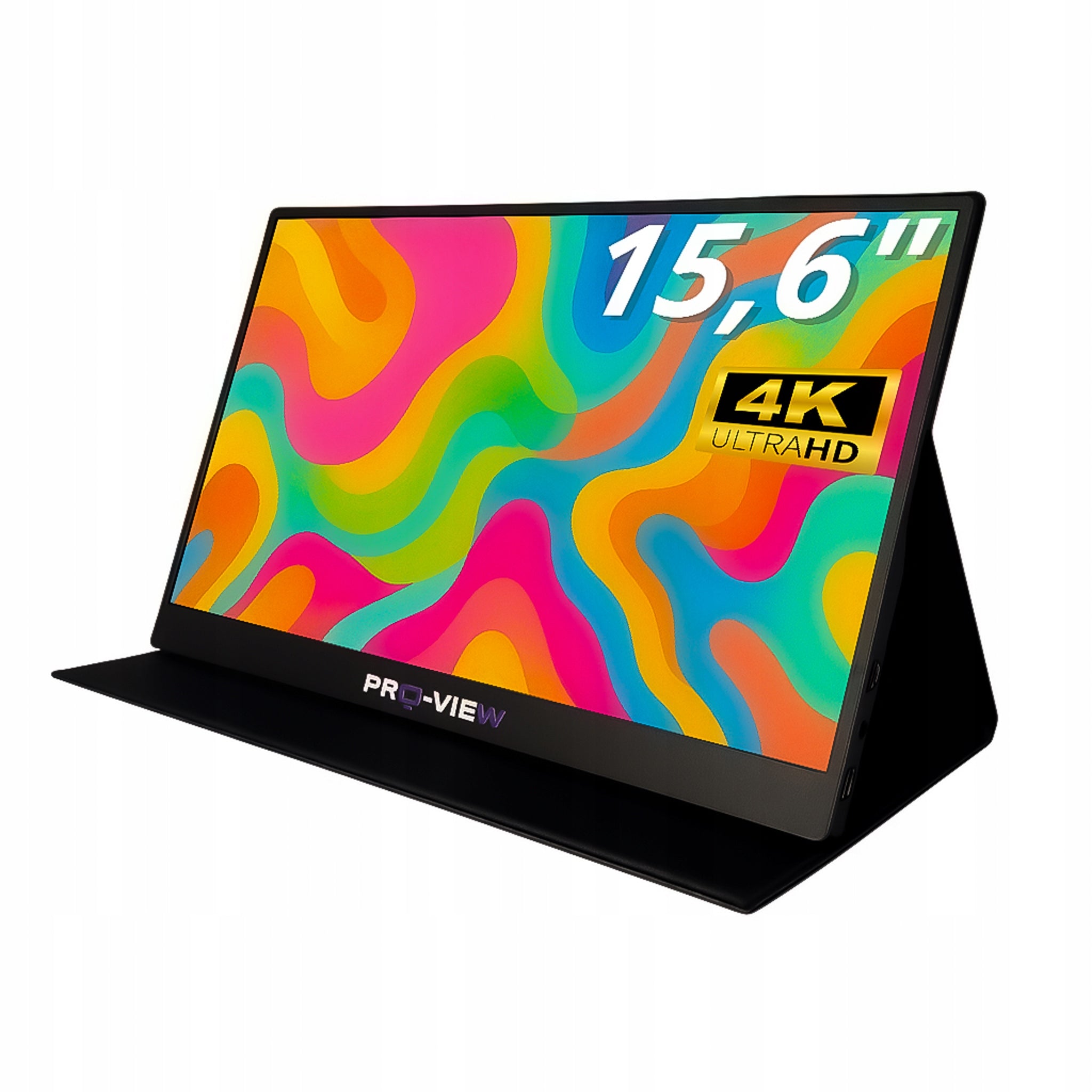 Portable Monitor 15.6" 4K, 3840x2160, USB-C, Pro-View, IPS, CASE