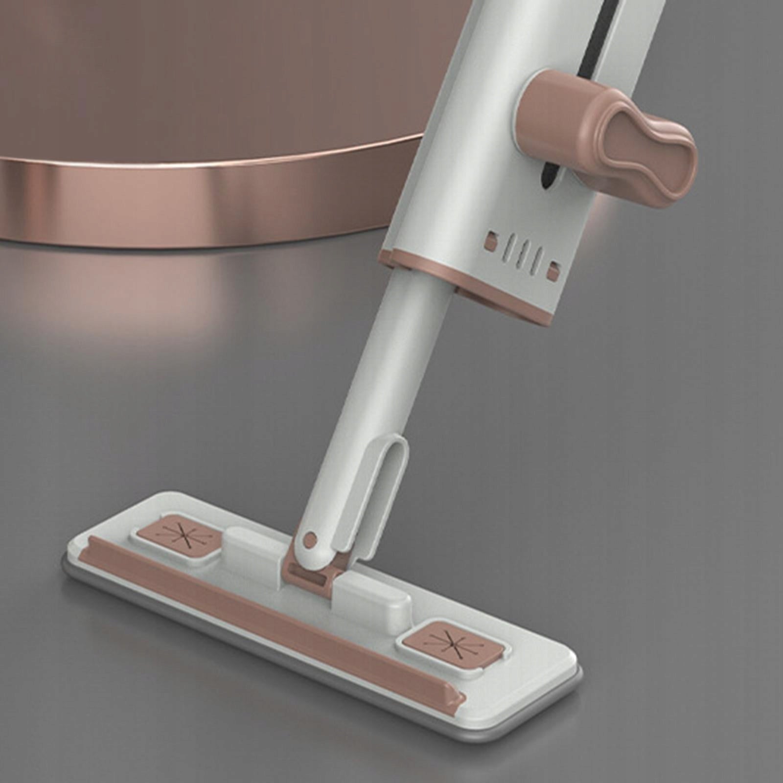 Portable Mop Rotating Head Foldable Floor Cleaning System Pull Handle Mini Brand no brand