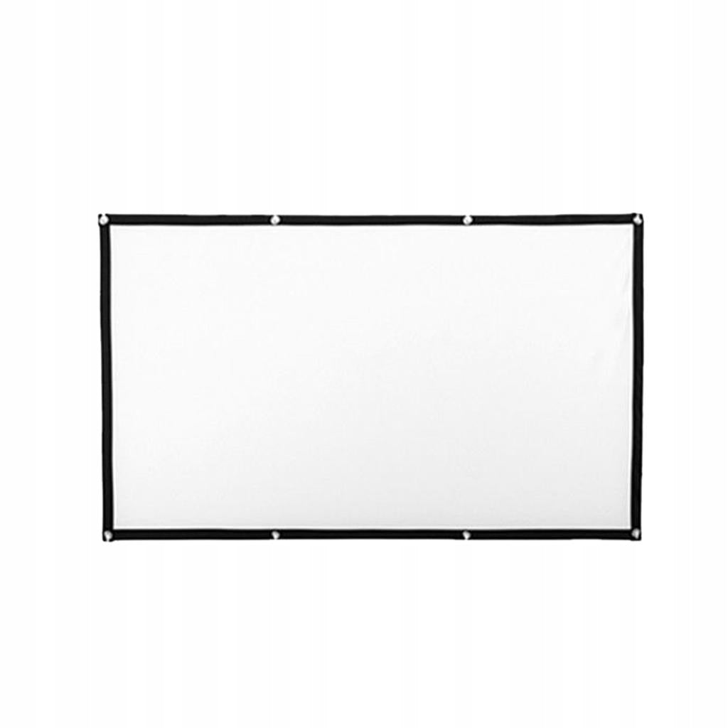 Portable Movie Inch Home Cinema Screen Roll Easily Polyester 60inch Packaging status original