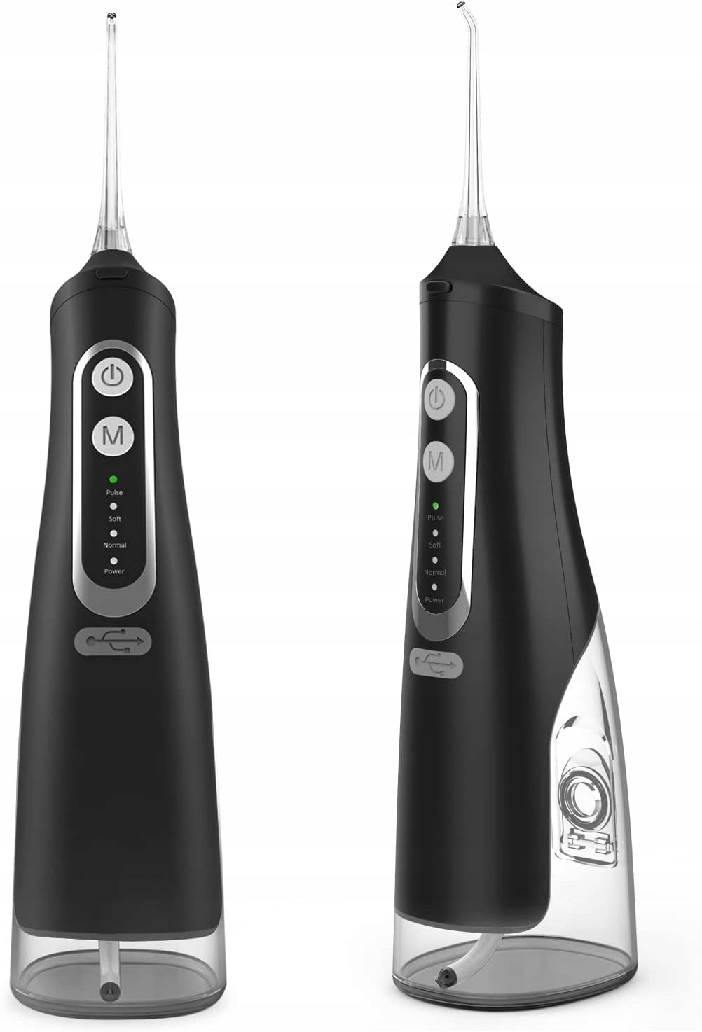 Portable Oral Irrigator 310ml Replacement Nozzle USB C Charger 4 Modes