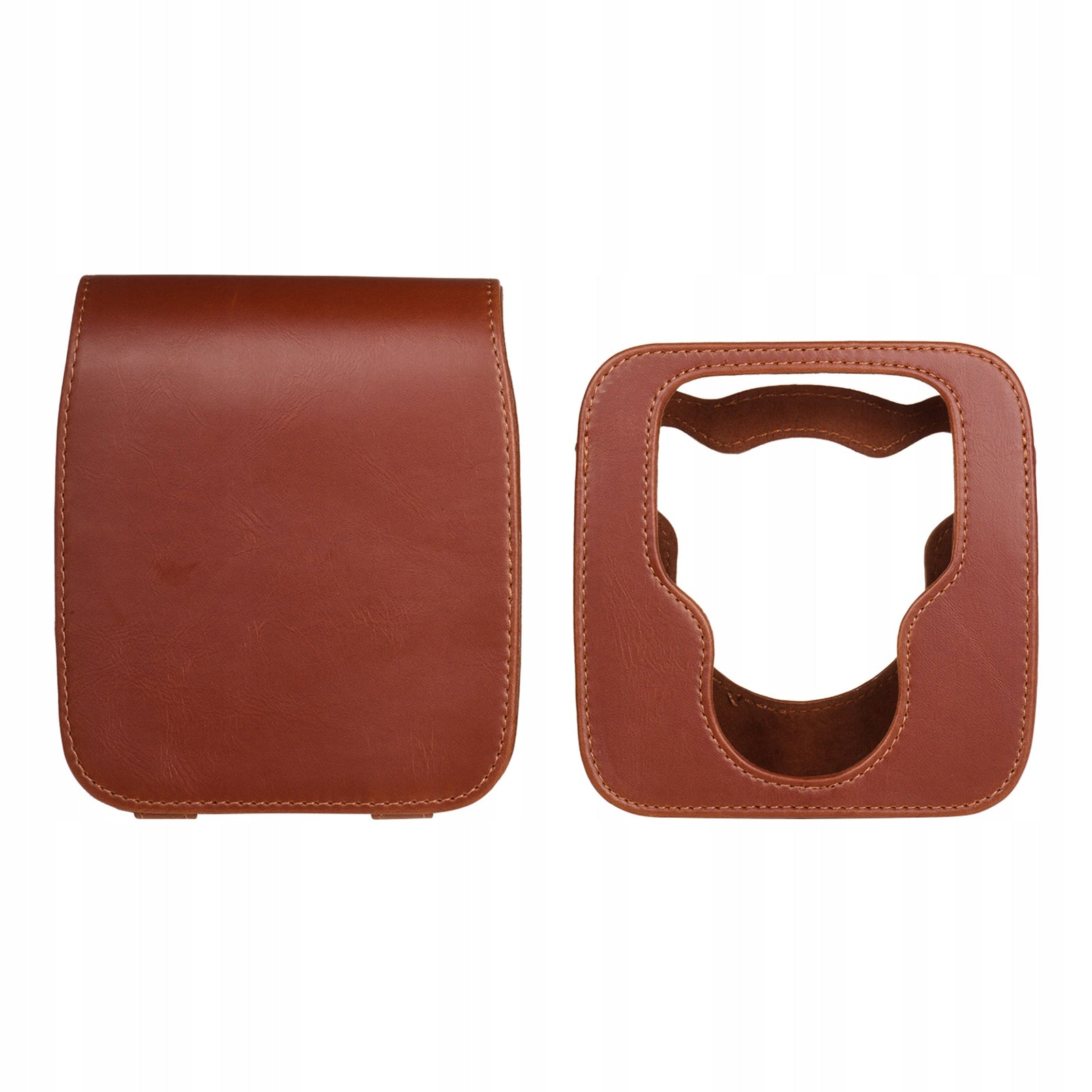 Portable PU Leather Camera Case Bag With Shoulder Strap D3 Model 2602MNGJ