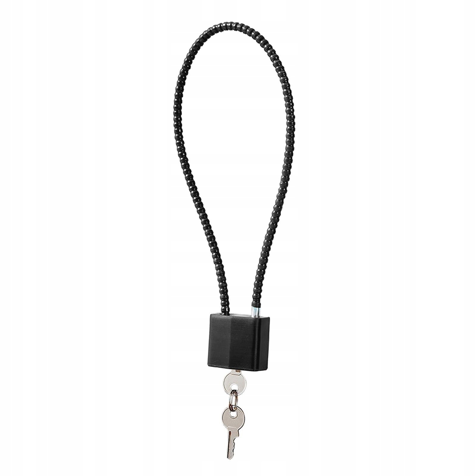 Portable Padlock Rustproof Waterproof Metal Lock Outdoor Indoor Black Brand no brand