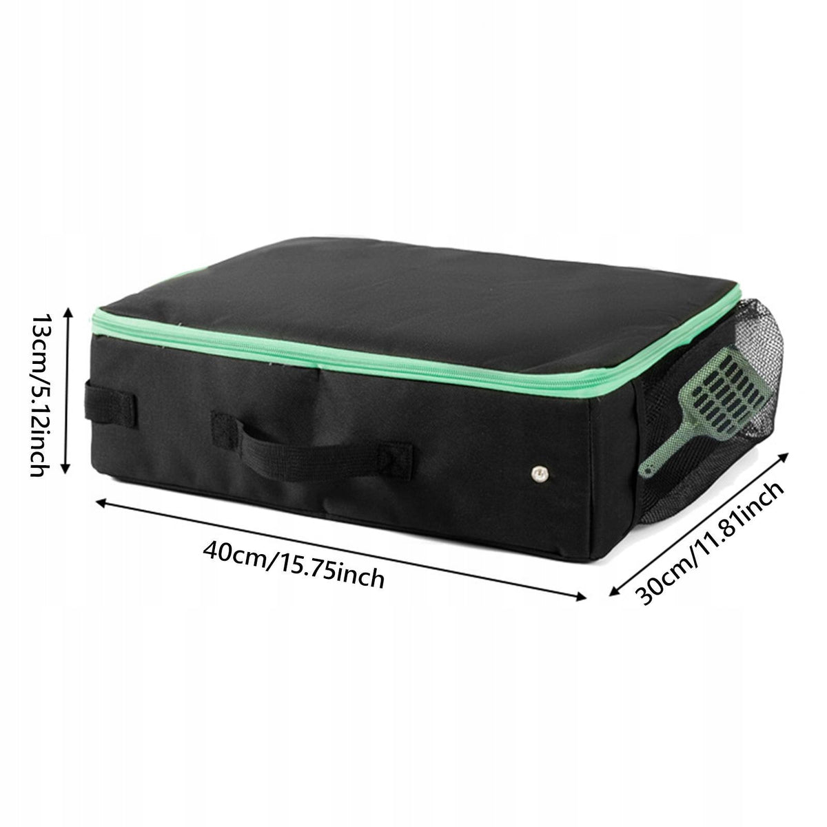 Portable Pet Litter Tray Convenient Cat Litter Basin Kitty Litter black Packaging status original