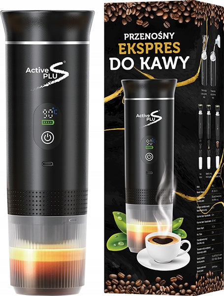 Portable Pressure Coffee Maker 3in1 Car USB Capsules