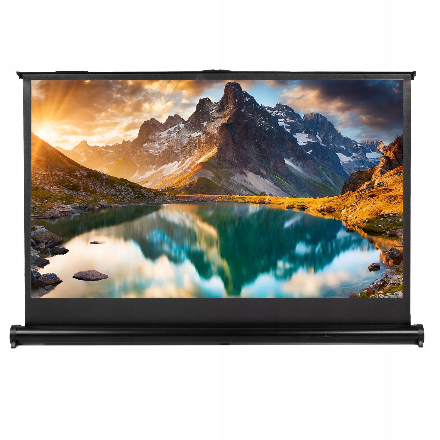 Portable Projection Screen 40'' 91 x 63 cm Standing Desk Maclean MC-962