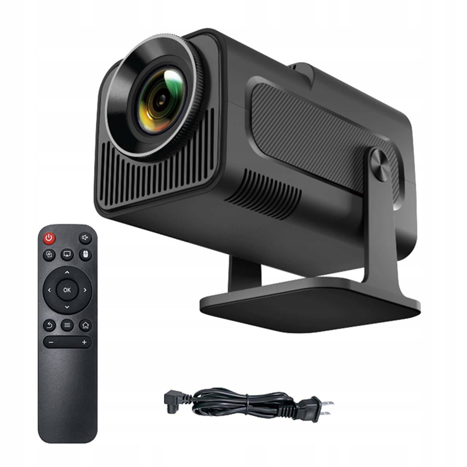 Portable Projector EU Adapter Compact Flexible Angle Home Cinema Projector