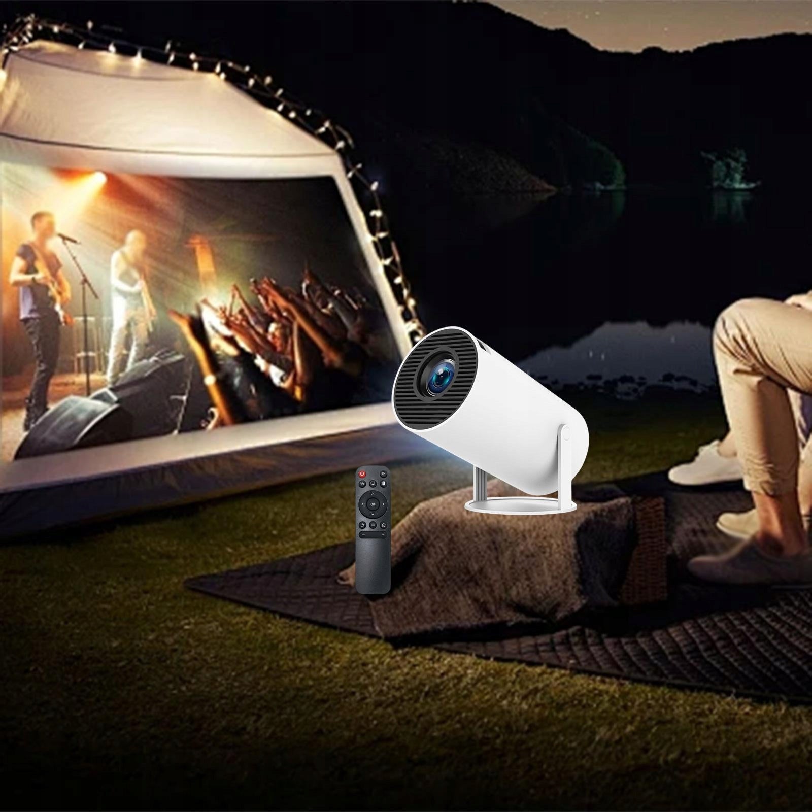 Portable Projector Smart Projector 130" Screen 720P 160 ANSI Lumen HY300