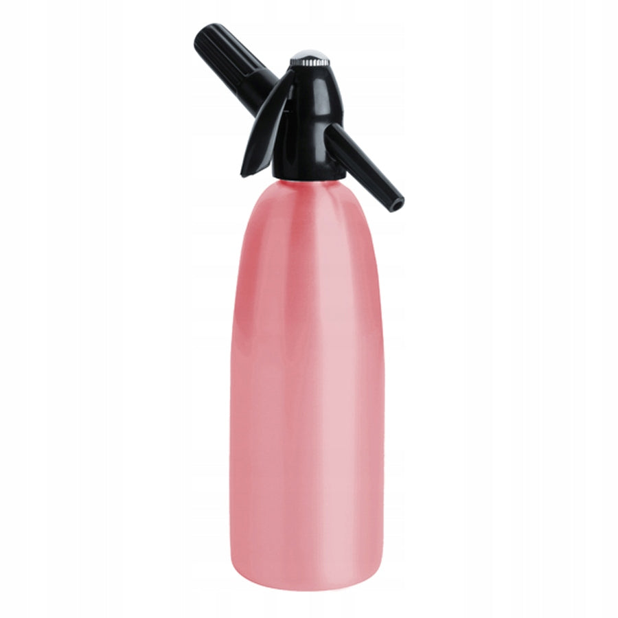 Portable QUICK SODA MAKER siphon saturator for sparkling water 1L PINK ART EAN (GTIN) 5906721170013