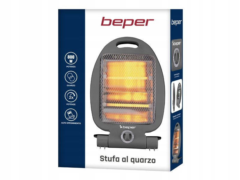 Portable Quartz Stuff Beper P203PAN004, 400/800 W, Grey