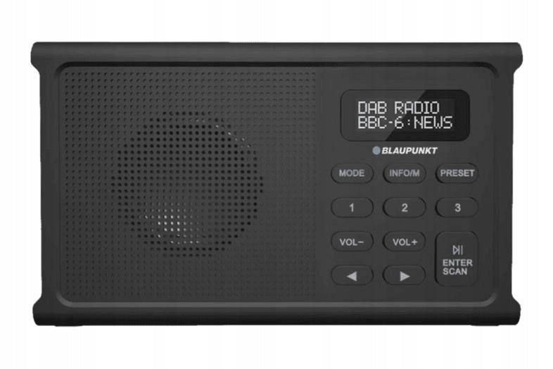 Portable Radio BLAUPUNKT Portable Radio DR3BK Black