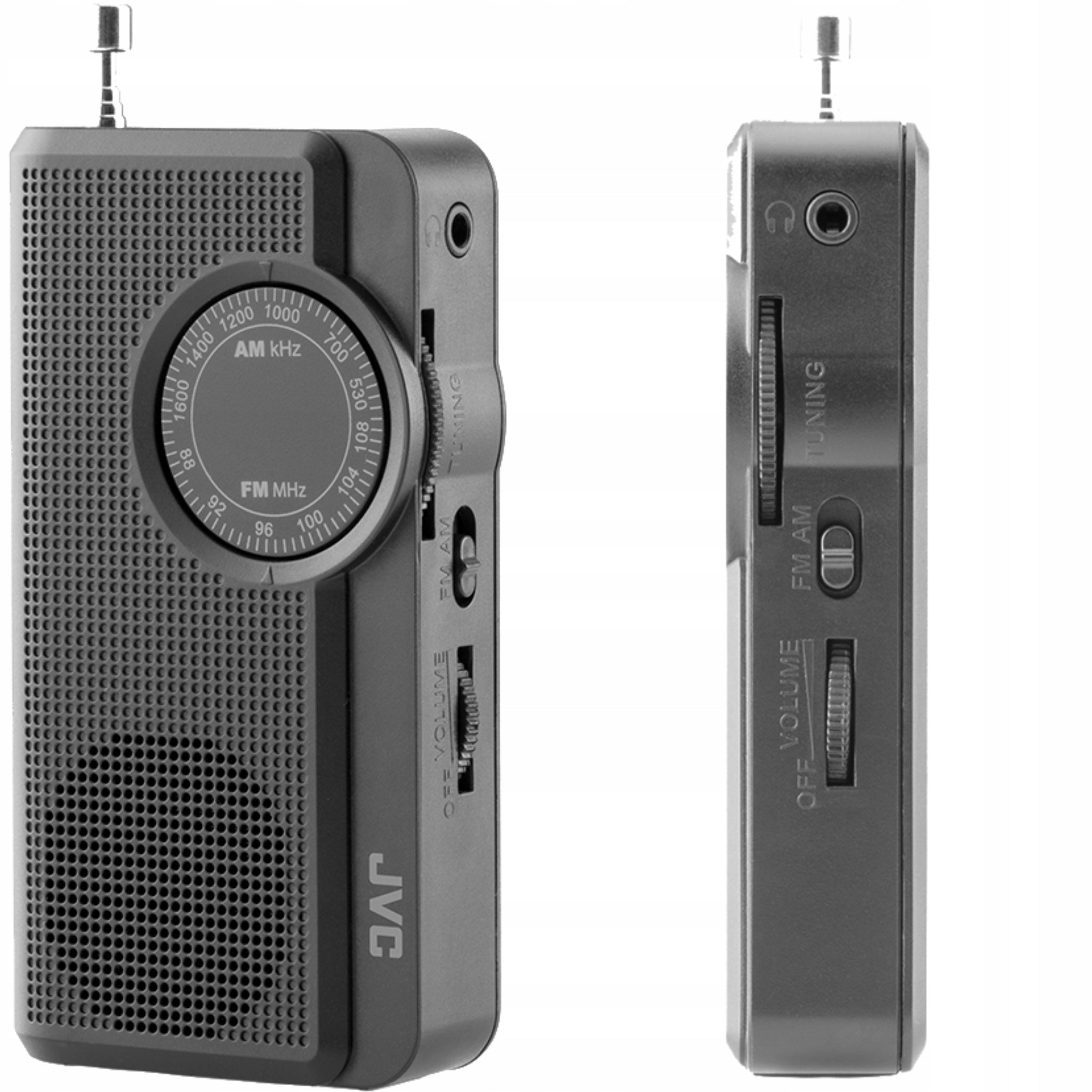 Portable Radio JVC RA-E311B Portable AM/FM Battery Headset Output