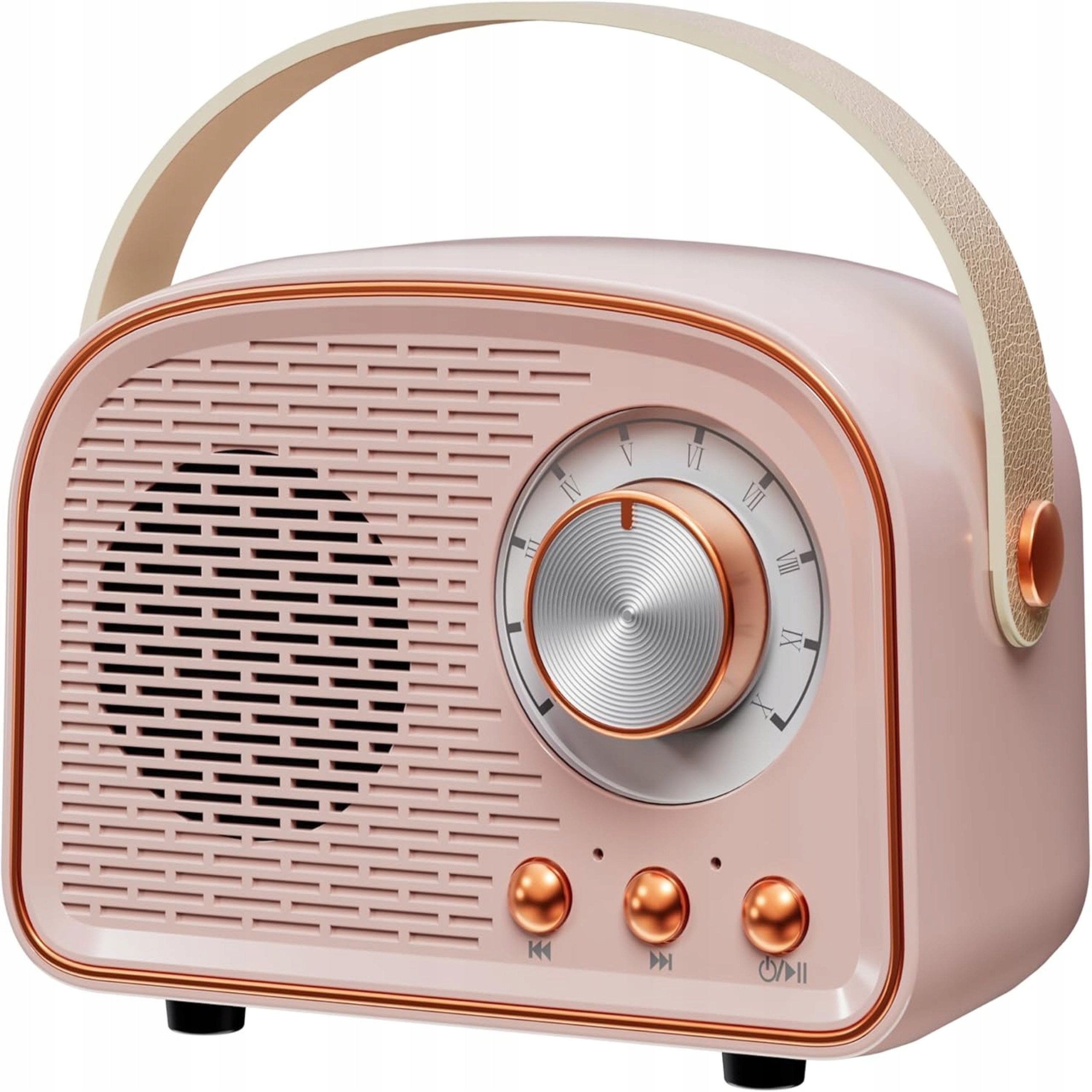 Portable Radio Retro Bluetooth FM USB microSD AUX Speaker Vintage Packaging status original