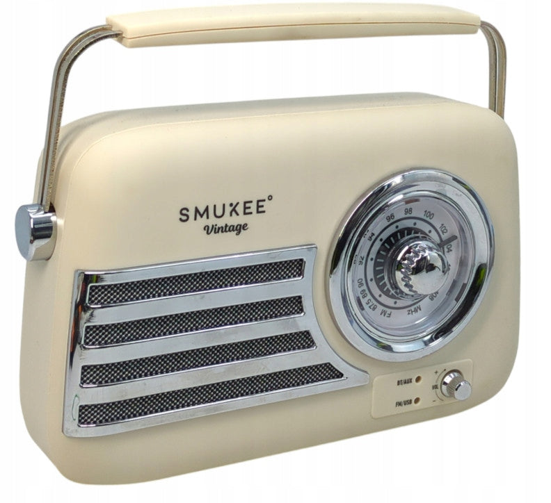Portable Radio Smukee Cream 5W Bluetooth Speaker