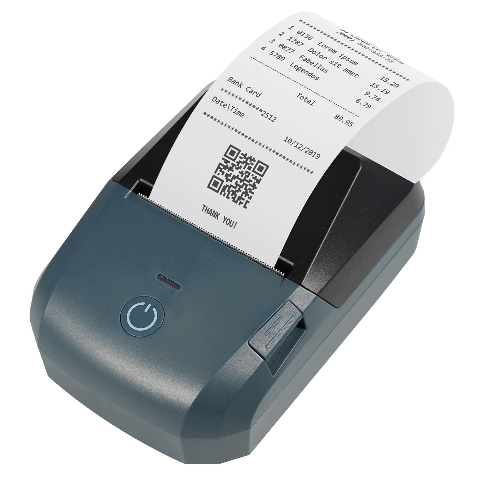 Portable Receipt Printer Mini Thermal Label Printer 58mm 5C