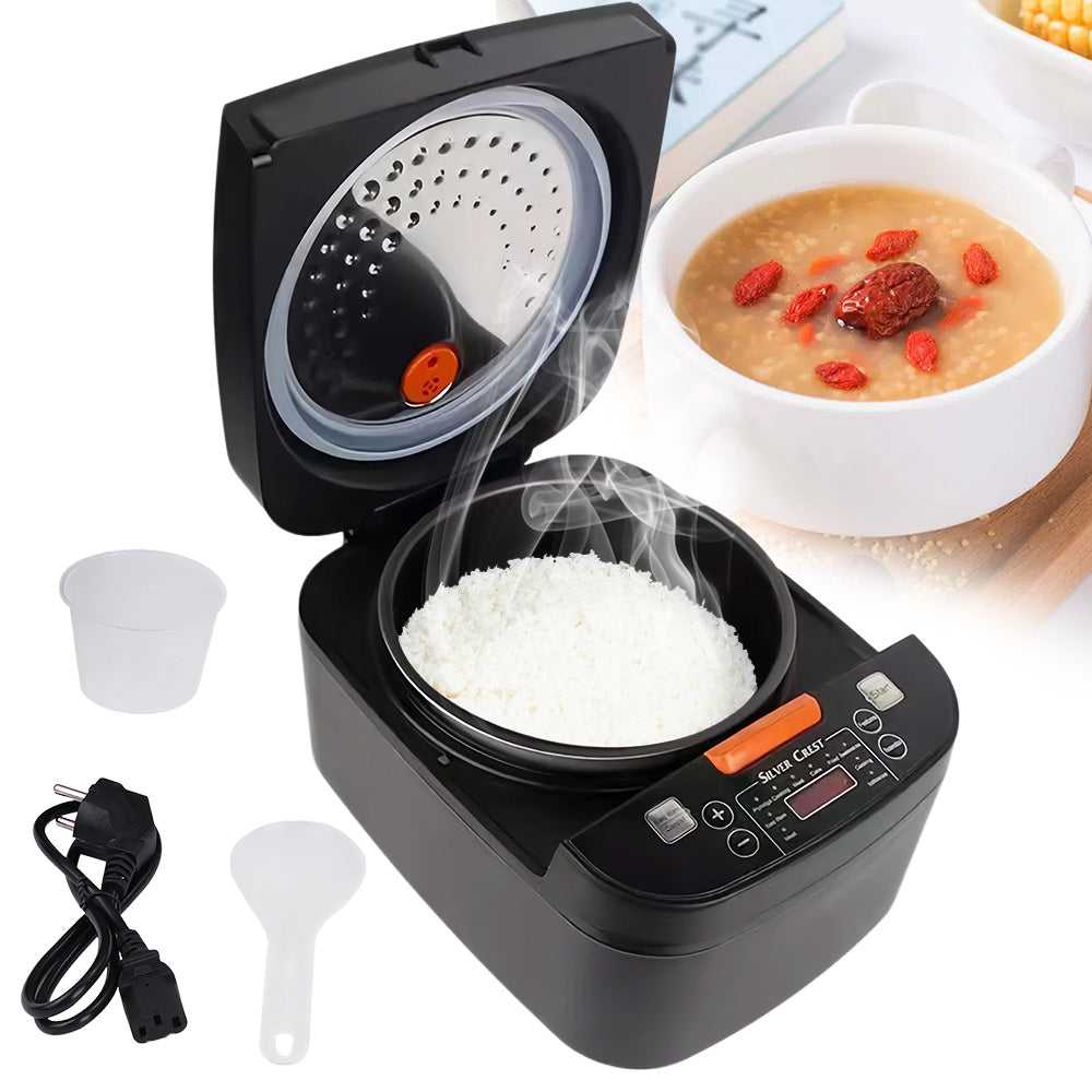 Portable Rice Cooker 5L Steaming Rice Pot Pressure Cooker for Office Packaging status original