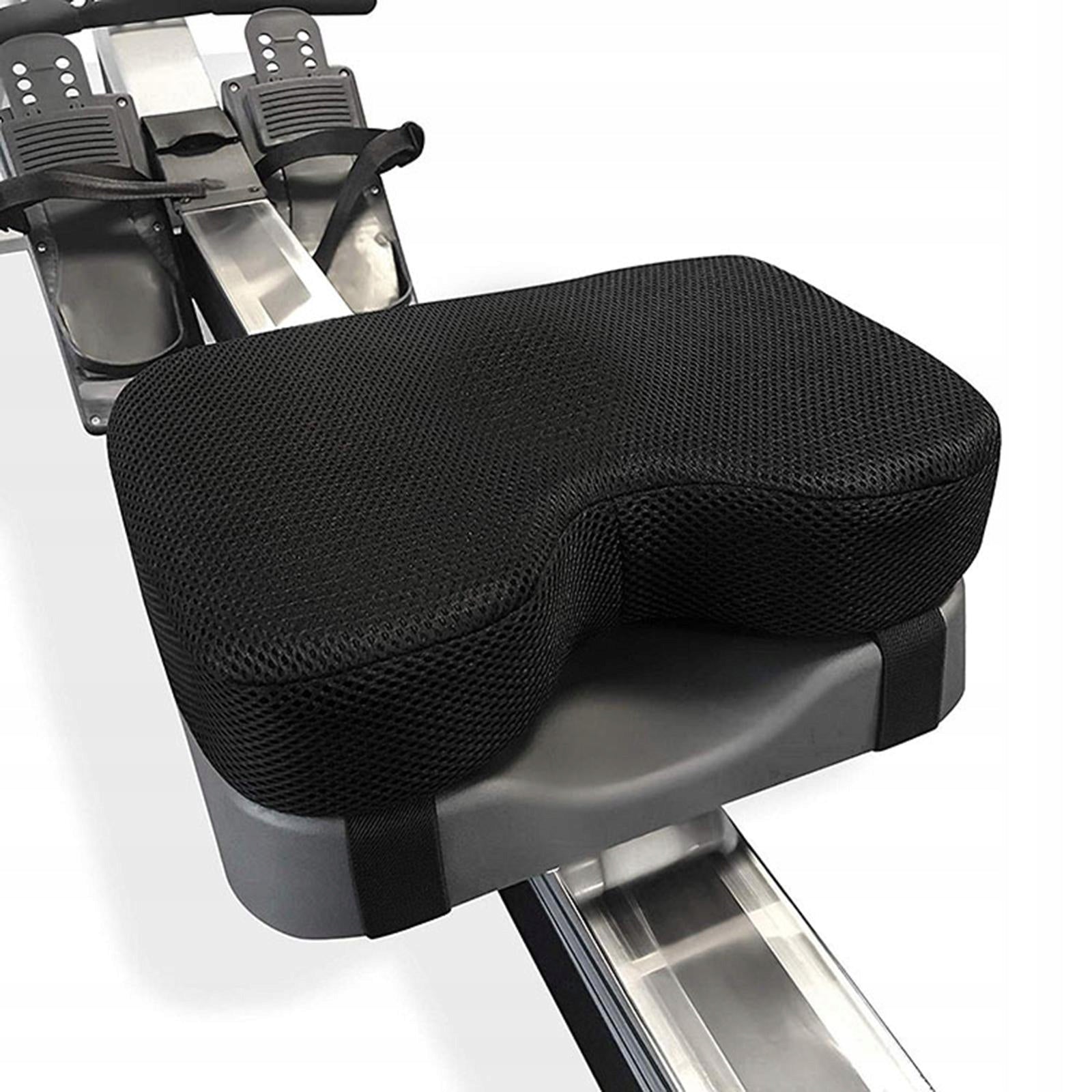 Portable Rowing Machine Seat Cushion Pad Memory Foam Durable Elastic Straps Manufacturer no brand