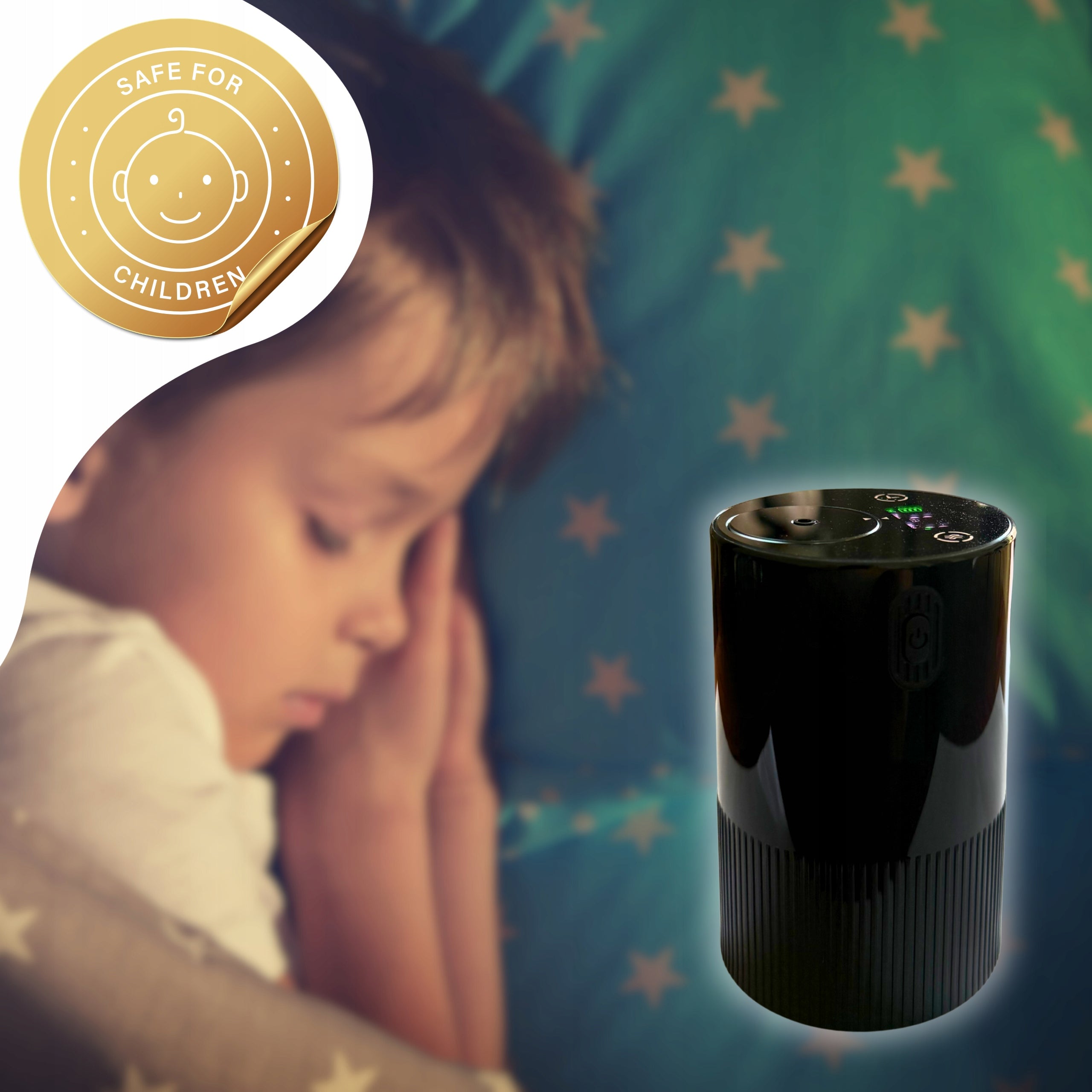 Portable SIRI Diffuser for Essential Oils Nebulizer Silent MOONFIRE Water tank capacity 0.02 l