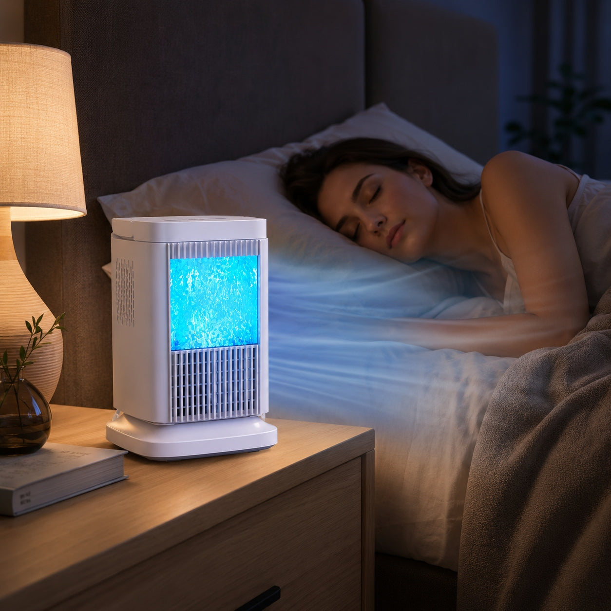 Portable Semiconductor Air Conditioners with Timer, 3 Speeds, Oscillating Packaging status original
