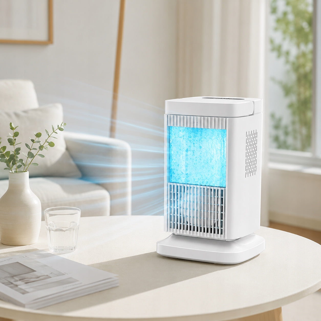 Portable Semiconductor Air Conditioners with Timer, 3 Speeds, Oscillating Power 85 W