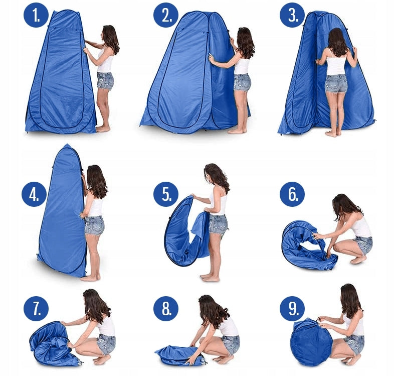Portable Shower Tent Tourist Toilet Folding Beach Changing Room Model MBG0833