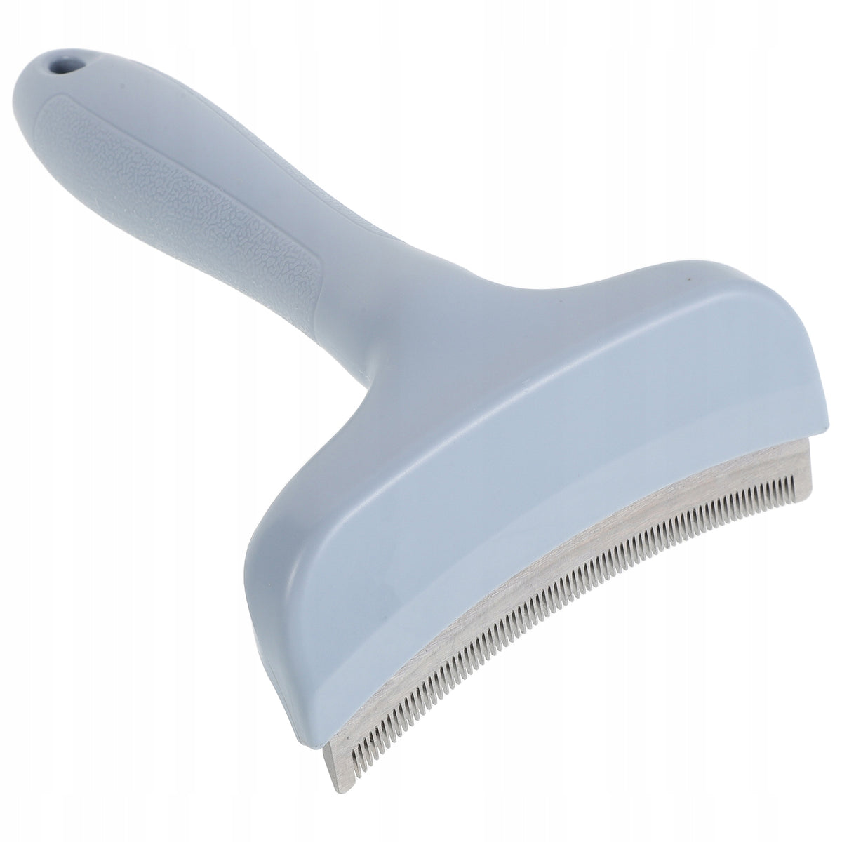 Portable Sky-Blue Dog Hair Remover Comb Safe Dematting & Shedding Tool