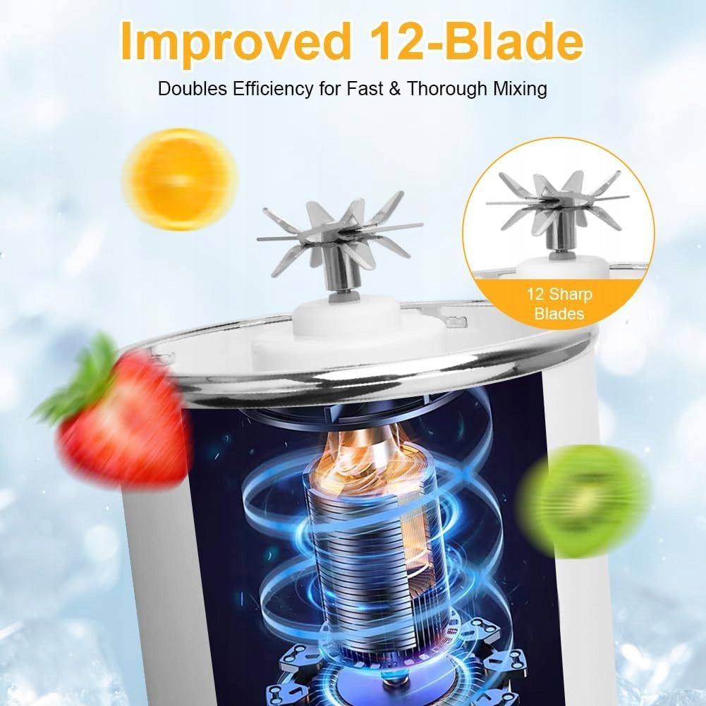 Portable Smoothie Mixer USB-C 700ml 12 Blades Peelanmall Manufacturer code 5906958396712