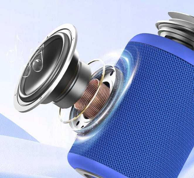 Portable Speaker Blue Bluetooth 5.3 IPX5 Waterproof Packaging status original