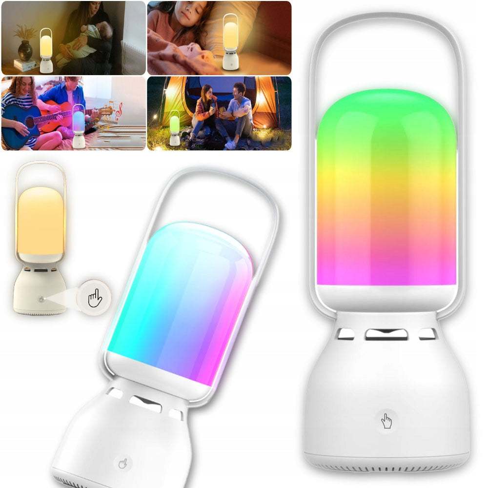 Portable Speaker Bluetooth Speaker with Light Variable RGB Light