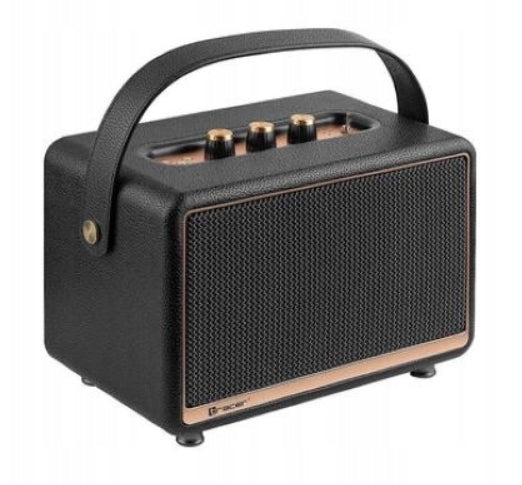 Portable Speaker Hykker Retro BTS30 Black 30W + 10W Bluetooth