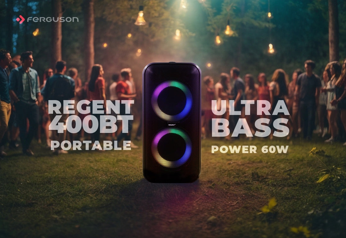 Portable Speaker Karaoke Partybox Ferguson 400BT 60W FM BT USB AUX DSP EAN (GTIN) 5907115004426