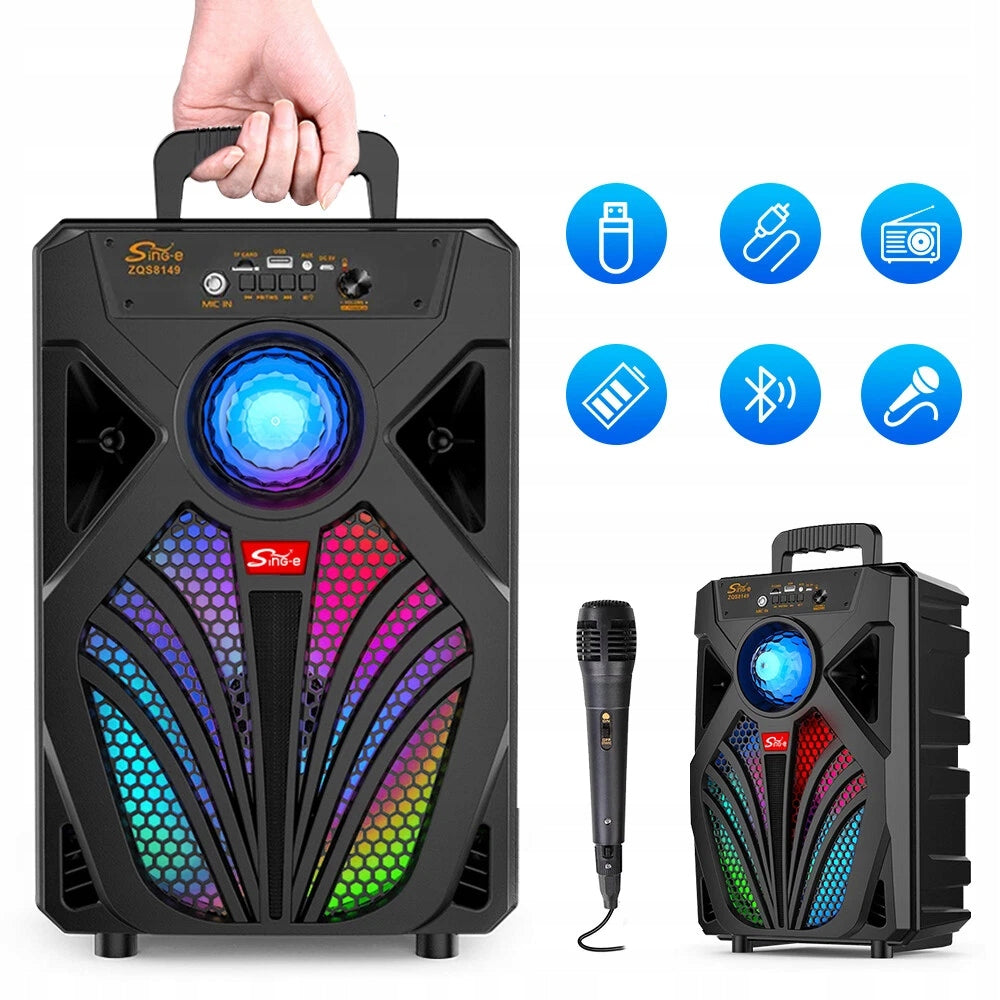 Portable Speaker MP3 Player Bluetooth Radio Karaoke With Microphone Model other