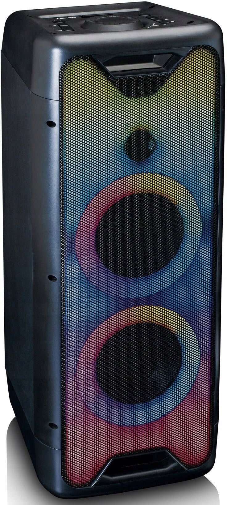 Portable Speaker Partybox Lenco PA-200BK 100W Black Bluetooth 8h