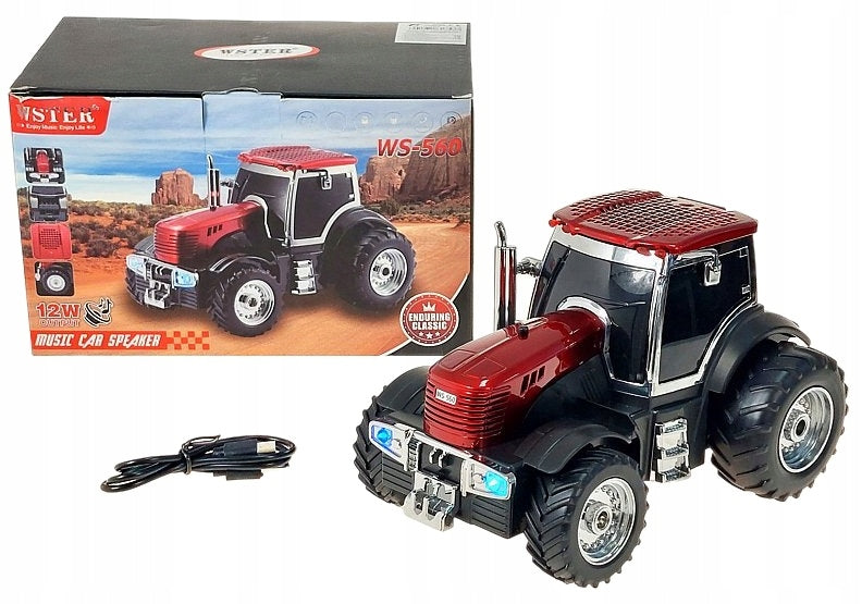 Portable Speaker Realistic Car Model Tractor Radio fm 7537