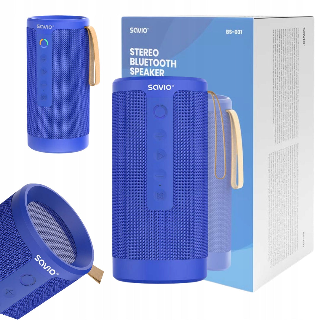 Portable Speaker Wireless Bluetooth USB SD AUX SAVIO BS-031 2×5W 8,5h