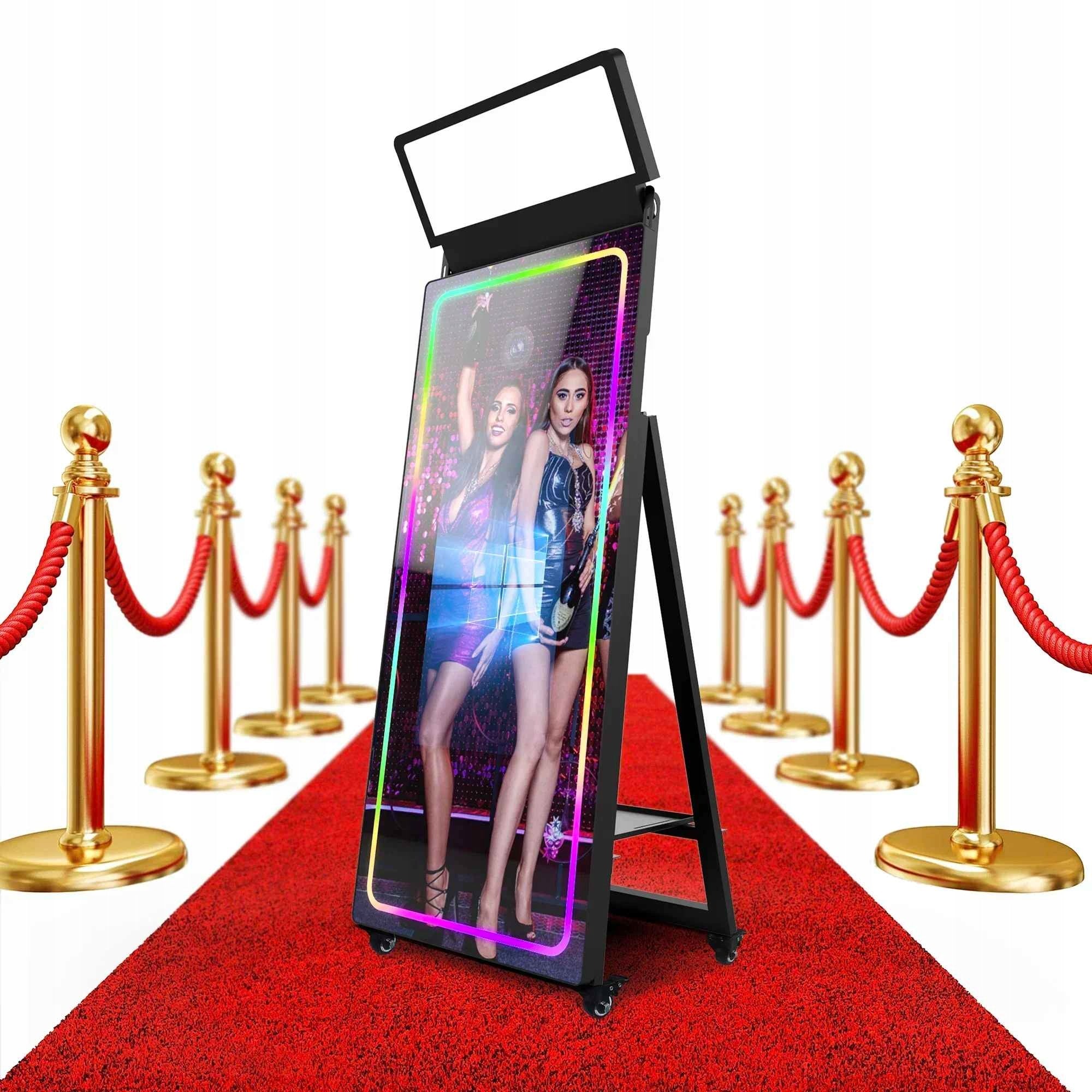 Portable Touch Screen Photo Booth 2026 65 Inch Magic Mirror