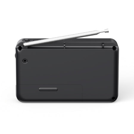 Portable Tourist Radio AKAI Black Retro Battery Kitchen AM FM Model APR-300