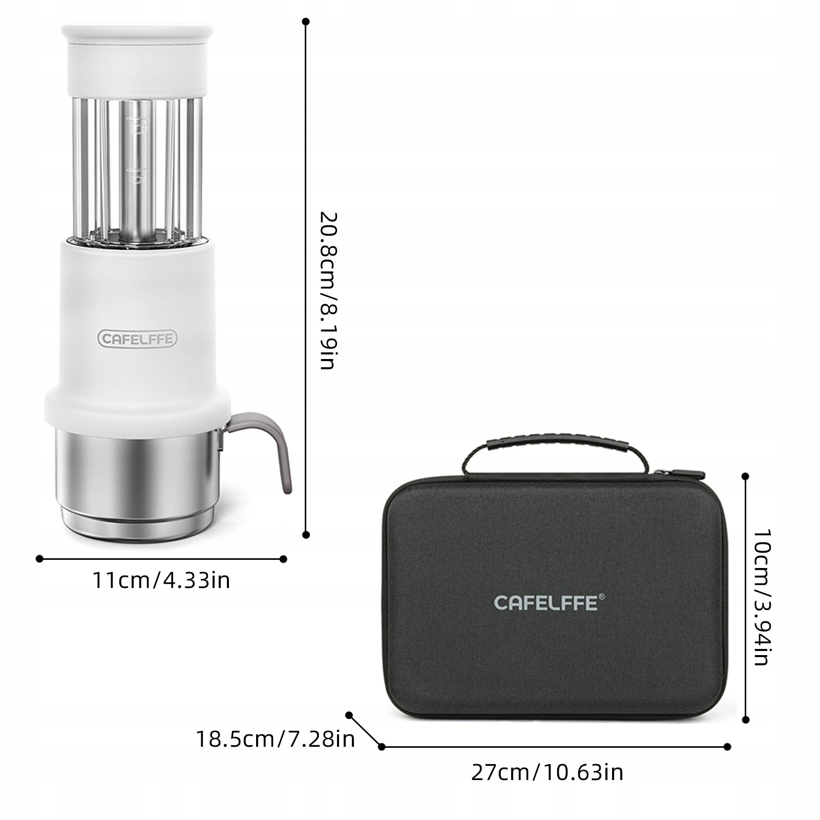 Portable Travel 2-in-1 Coffee Set Compatible with NES Capsules and Coffees Brand no brand