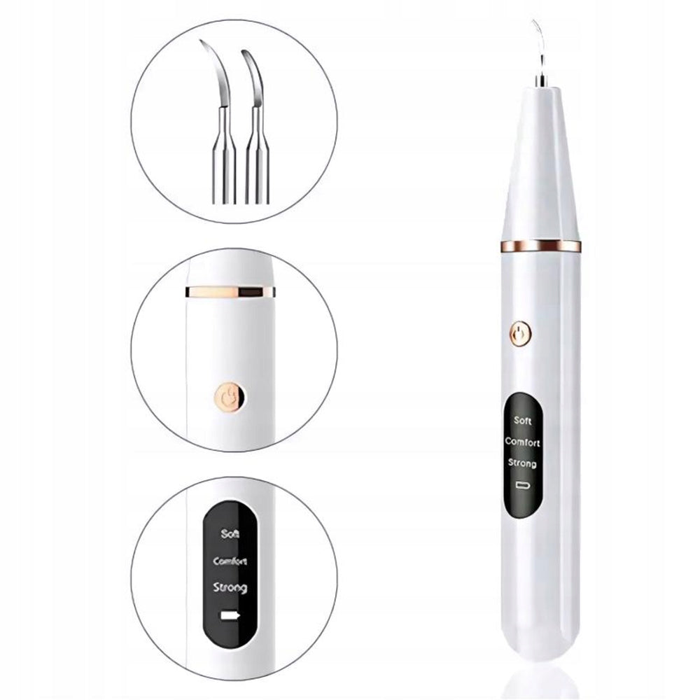 Portable Ultrasonic Home Irrigator and Tooth Cleaning Device