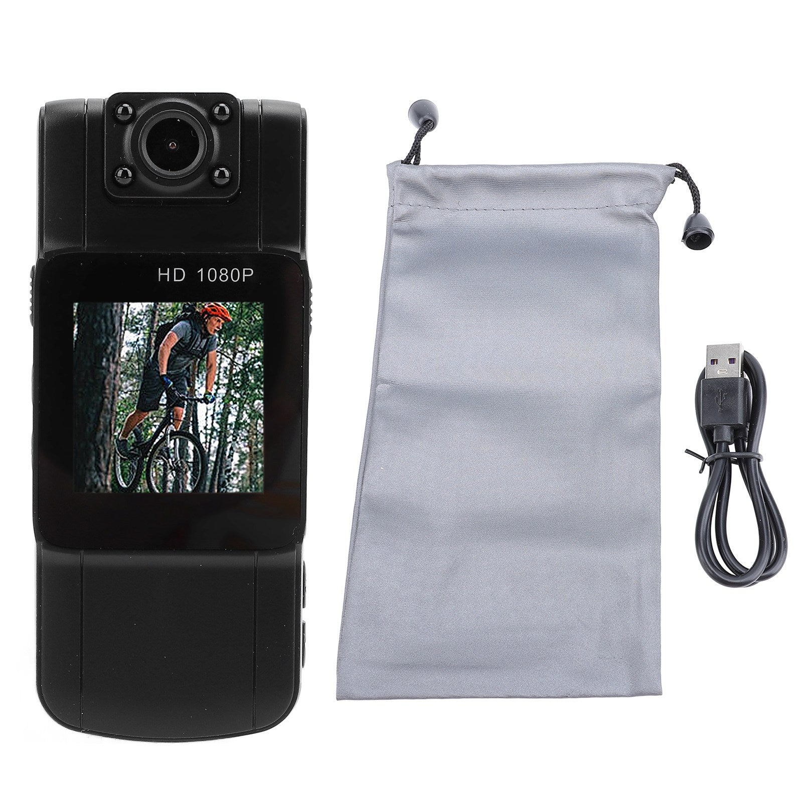 Portable Video Recorder 1080P Night Vision 1,5 Inch IPS 8T Screen Brand no brand