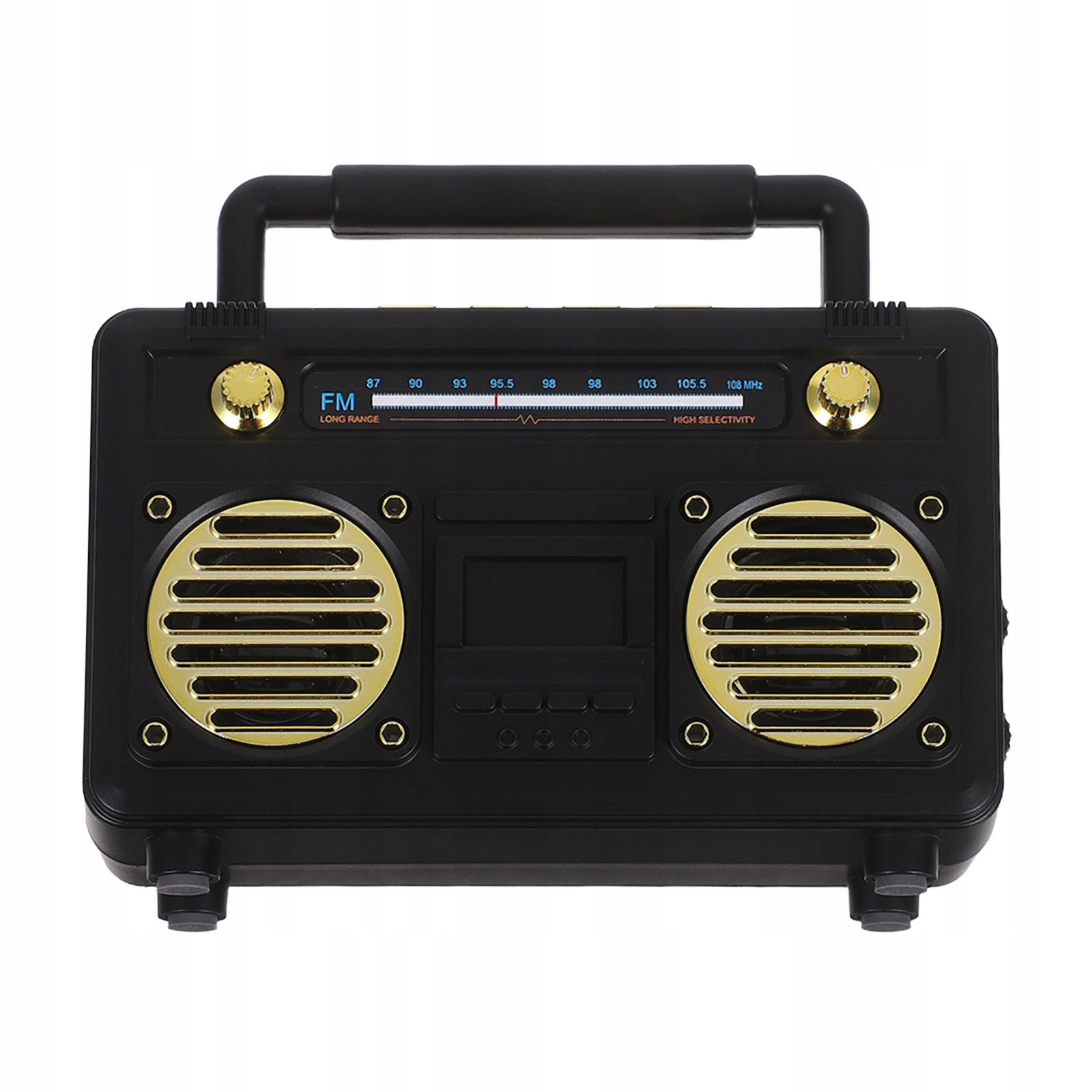 Portable Vintage Bluetooth Speaker with Built-in Subwoofer Brand no brand