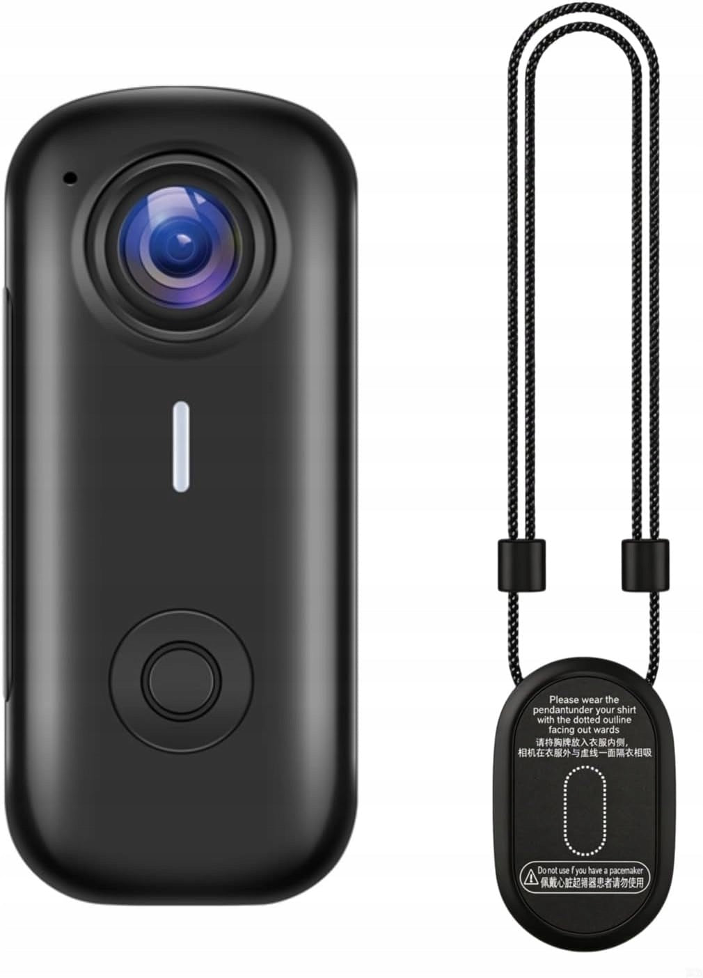 Portable Vlogging Camera For Helmet And Clothes 1080P With Wi-Fi Magnet Packaging status original