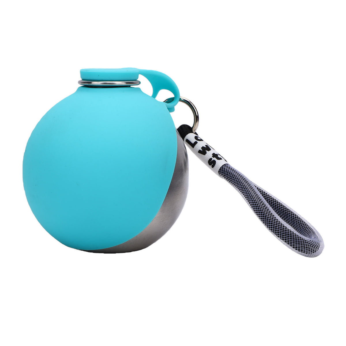 Portable Water Bottle for Maych Dogs Silicone TD Steel Bowl