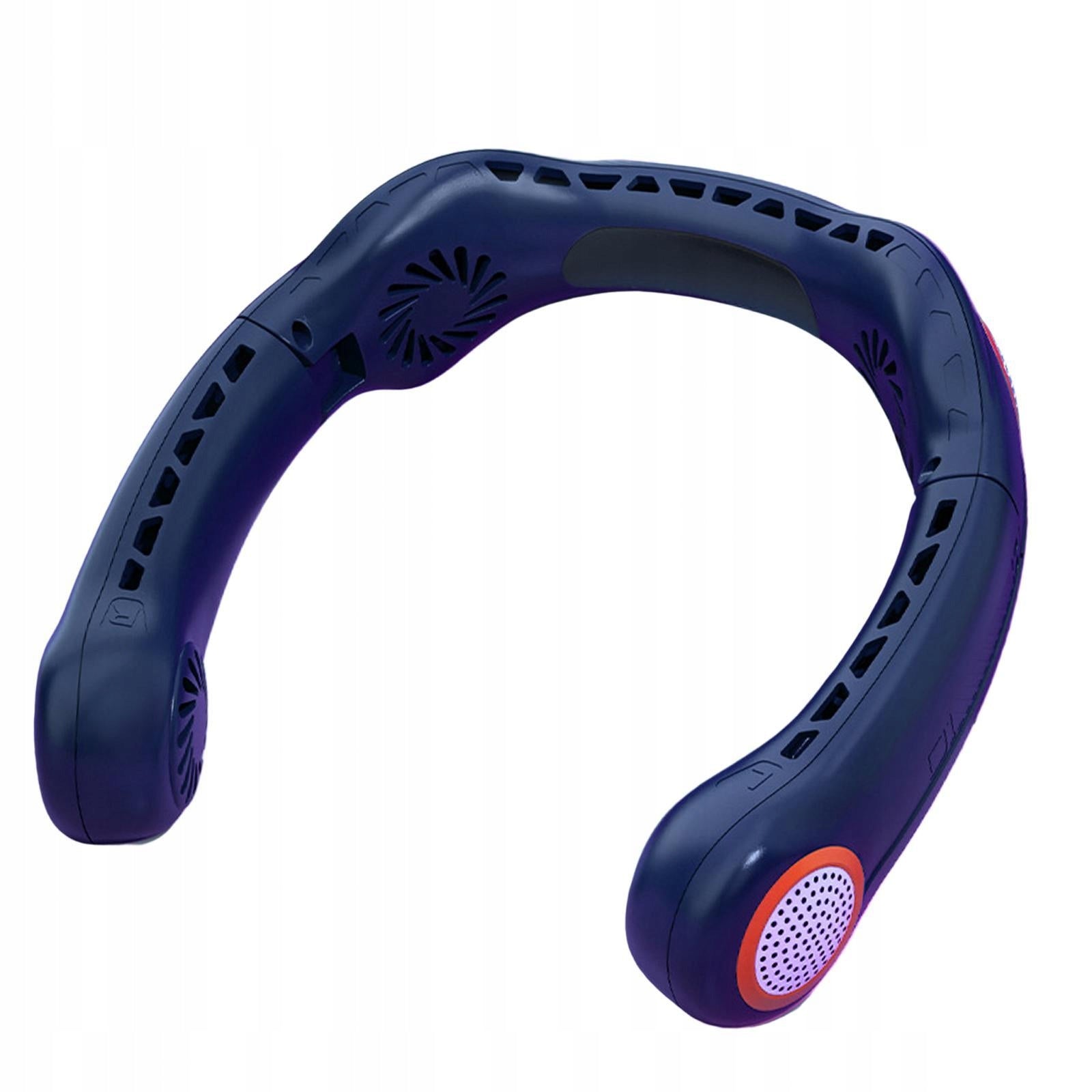 Portable Wearable Low Noise Leafless Blue Type air conditioner