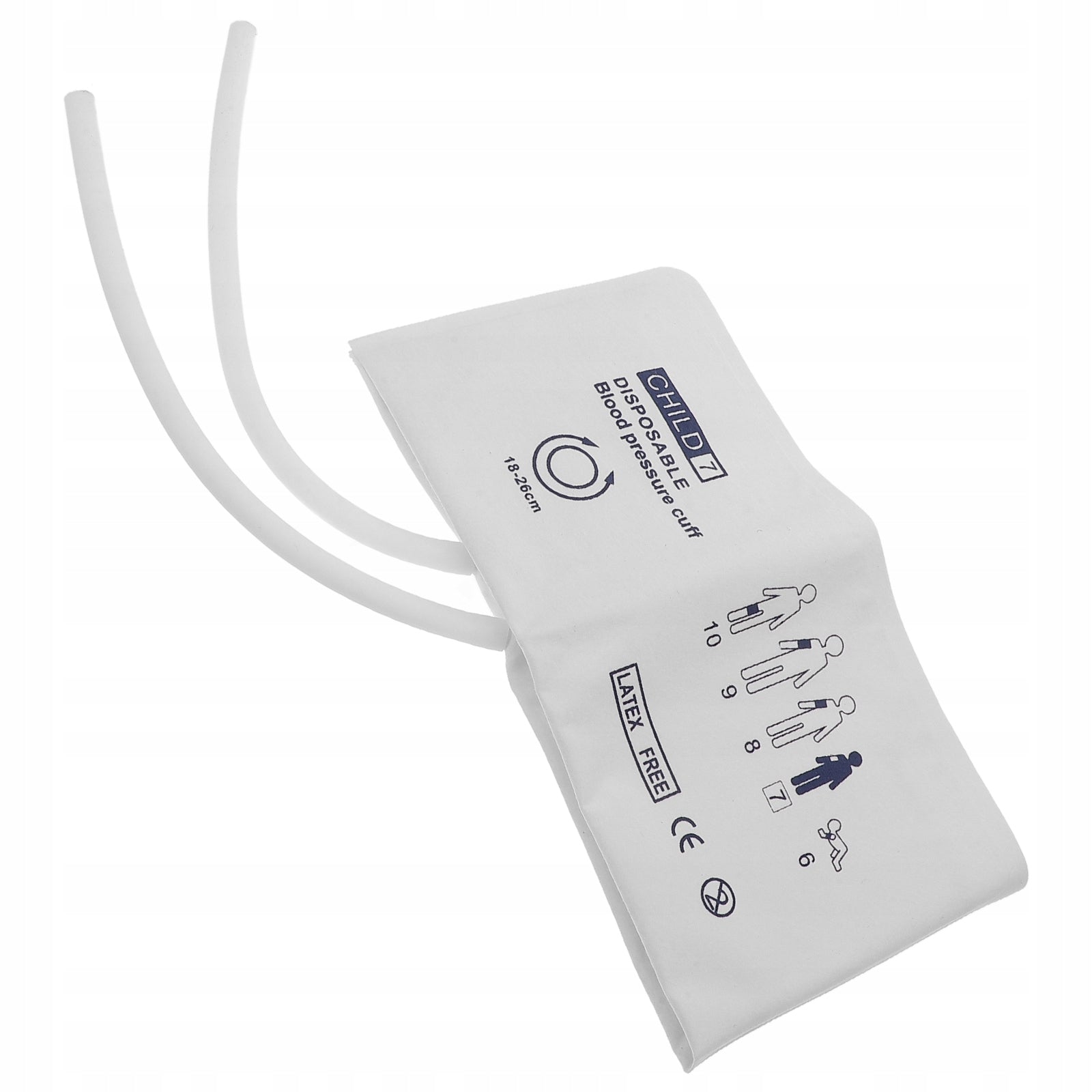 Portable White Blood Pressure Cuff for Kids Health Care Manufacturer of a medical device NA