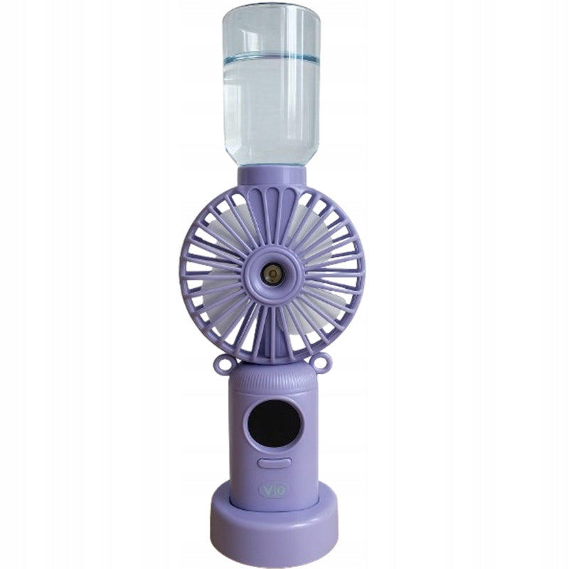 Portable Windmill Cordless Handheld Fan With Sprayer Foldable
