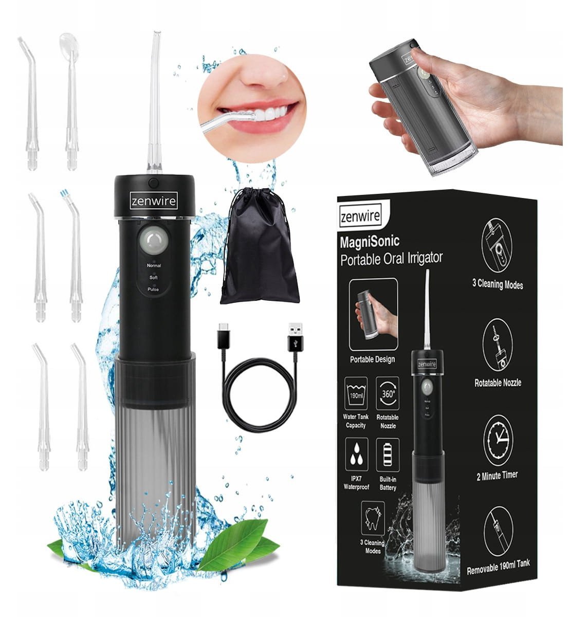Portable Wireless Dental Oral Tooth Travel Zenwire