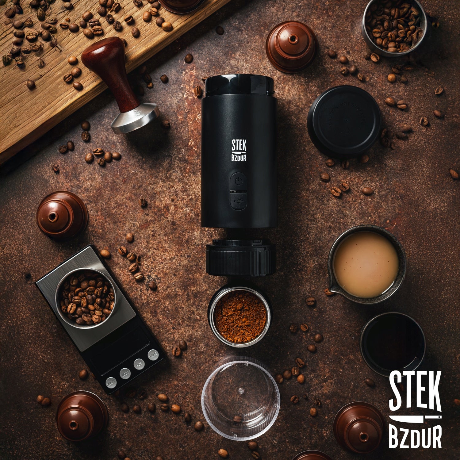 Portable Wireless Espresso Machine for Coffee Tourist STEK NONSENSE Manufacturer code KFJ-2S-S1201C